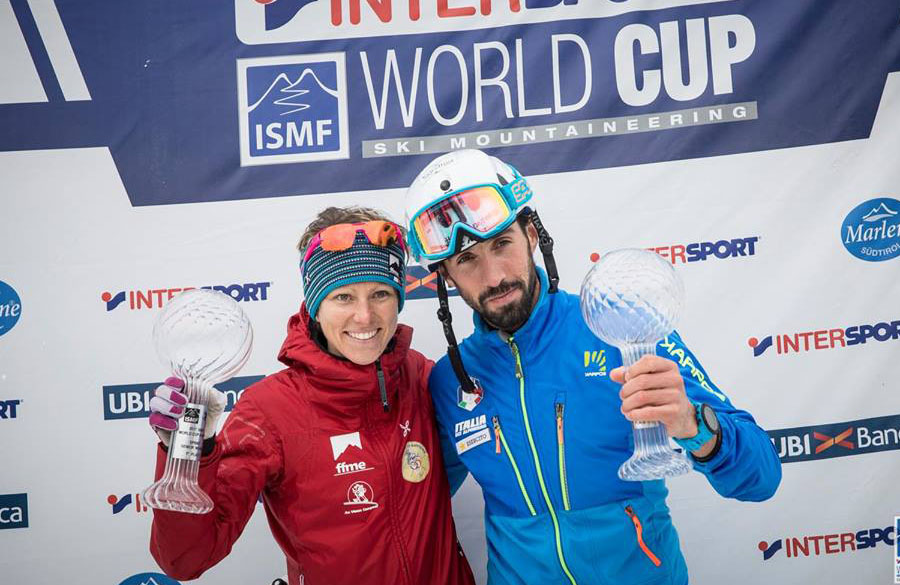 Antonioli and Roux win the overall SKimountaineering World Cup